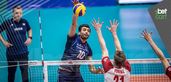 لیگ ملت های والیبال ؛ پیروزی تیم ملی والیبال ایران برابر لهستان 2 | 32552 لیگ ملت های والیبال تیم ملی والیبال ایران امیر غفور