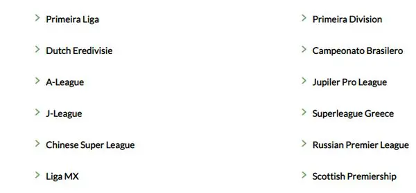 soccer leagues