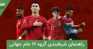 world cup group H0 برنامه بازی های جام جهانی 2022