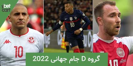 برنامه بازی های جام جهانی 2022 - گروه D جام جهانی