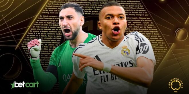 امباپه و دوناروما بازیکنان رئال مادرید و پاری سن ژرمن در جام باشگاه‌های جهان 2025