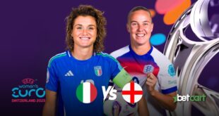 تیم ملی زنان ایتالیا و انگلیس پیش از دیدار نیمه‌نهایی یورو 2025 در سوئیس