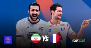 ایران و فرانسه در لیگ ملت‌های والیبال ۲۰۲۵