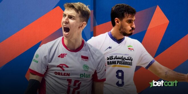 تیم‌های ایران و لهستان در تقابل حساس لیگ ملت‌های والیبال ۲۰۲۵