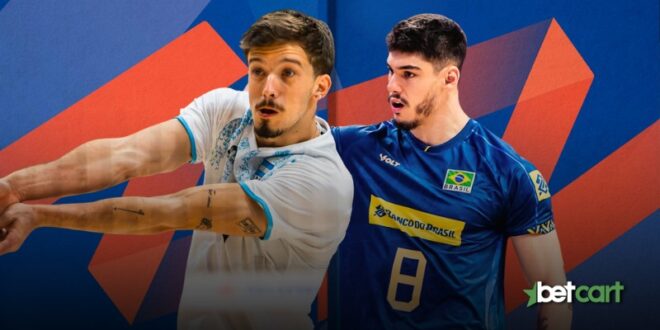 تیم ملی والیبال آرژانتین و برزیل در لیگ ملت‌های والیبال ۲۰۲۵