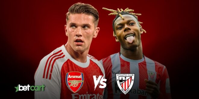 تقابل آرسنال و اتلتیک بیلبائو در جام امارات ۲۰۲۵
