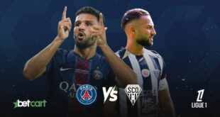 بازی پاری سن ژرمن و آنژه در لیگ ۱ فرانسه