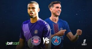 پیش‌بینی مسابقه پاری سن ژرمن و تولوز در لیگ ۱ فرانسه