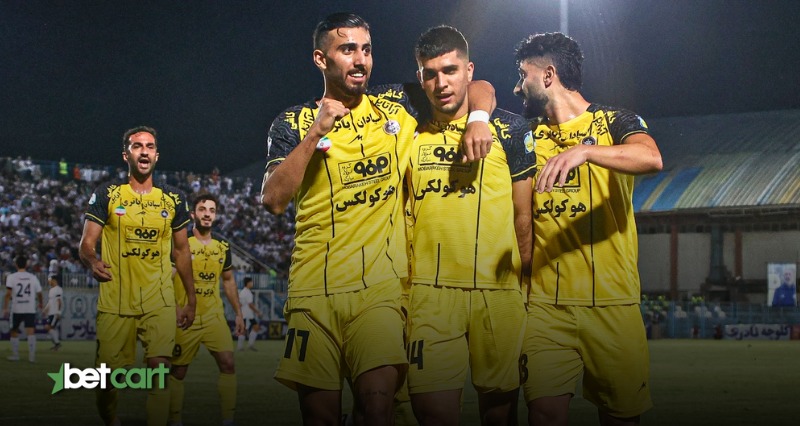 پیشبینی بازی سپاهان و پرسپولیس در لیگ برتر ایران 2 | 67611 خوشحالی بازیکنان سپاهان پس از گل