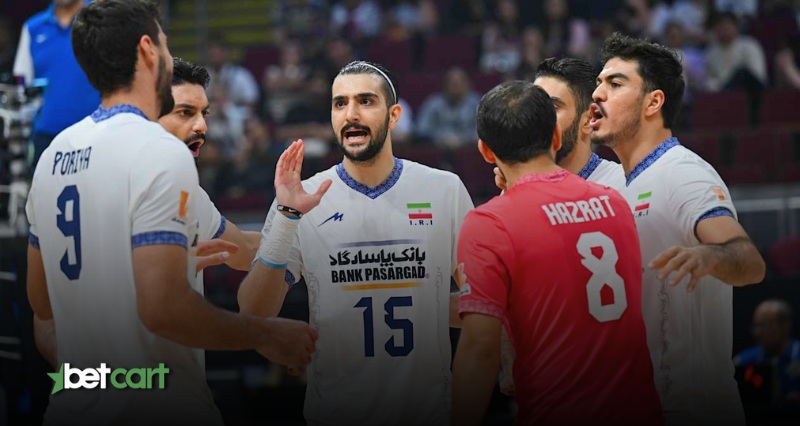 شکست ایران مقابل مصر: والیبال قهرمانی مردان جهان ۲۰۲۵ 2 | 68009 خوشحالی بازیکنان تیم ملی والیبال ایران در لیگ ملتهای ۲۰۲۵