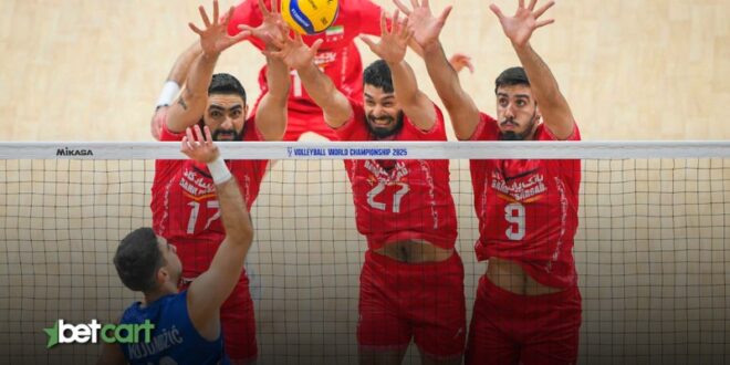 صعود ایران به ۸ تیم برتر والیبال دنیا؛ جمهوری چک حریف بعدی در قهرمانی جهان ۲۰۲۵ 1 | 68118 دفاع سه نفره تیم ملی والیبال ایران مقابل صربستان در مسابقات قهرمانی جهان ۲۰۲۵