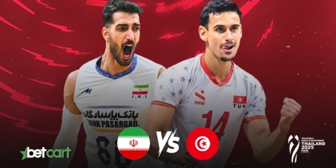 پیروزی ایران مقابل تونس: بازگشت شیرین در مانیل 1 | 68035 مسابقه والیبال ایران و تونس در لیگ ملتهای والیبال ۲۰۲۵