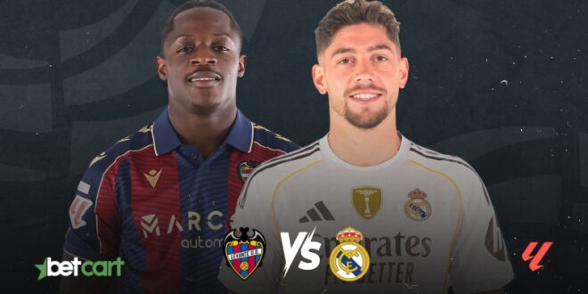 لوانته – رئال مادرید؛ جدال کهکشانیها برای حفظ نوار پیروزیها ۲۰۲۵ 1 | 68096 پیشبینی بازی لوانته و رئال مادرید در لالیگا ۲۰۲۵