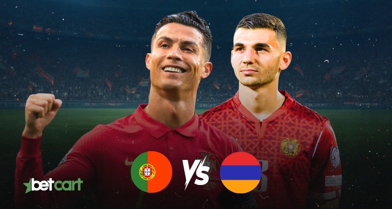 پیش‌بینی بازی پرتغال و ارمنستان در مقدماتی یورو 2025 با حضور کریستیانو رونالدو