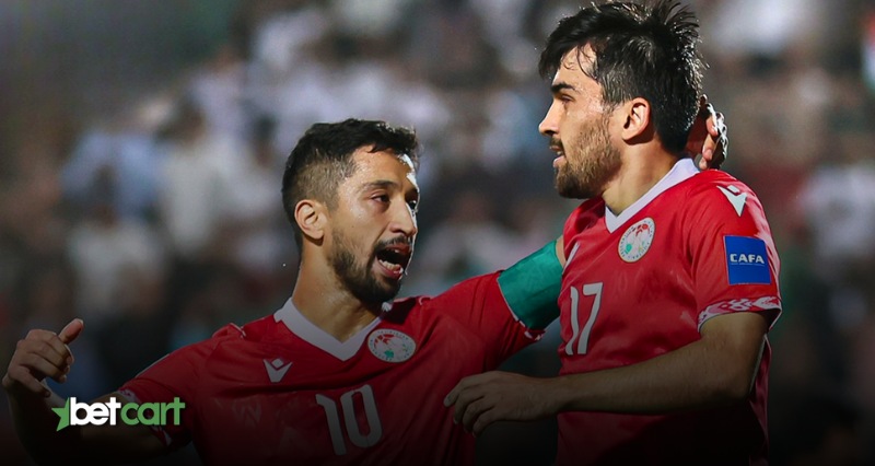 پیشبینی فوتبال ایران و تاجیکستان: جدال سرنوشتساز کافا ۲۰۲۵ 3 | 67810 خوشحالی بازیکنان تاجیکستان در در کافا ۲۰۲۵