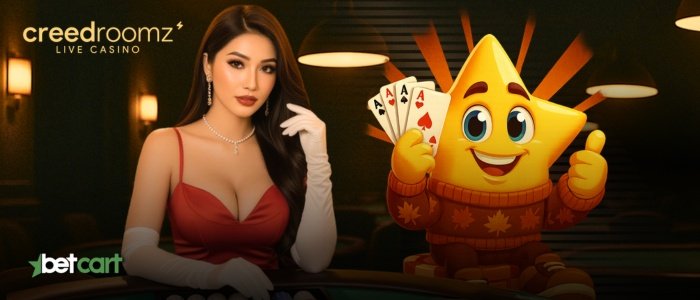 تورنمنت ۵۰۰ میلیونی پاییزی کازینو زنده CreedRoomz در سایت بتکارت با دیلرهای زنده و جوایز ویژه