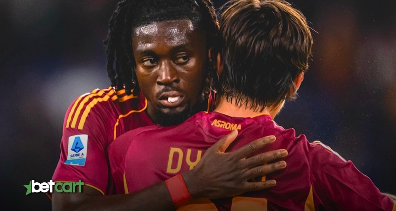 پیشبینی میلان و رم؛ نبرد تاکتیکی الگری و گاسپرینی در سنسیرو 3 | 68764 بازیکنان آاس رم از جمله پائولو دیبالا و همتیمیهایش پس از گل در سری آ ۲۰۲۵