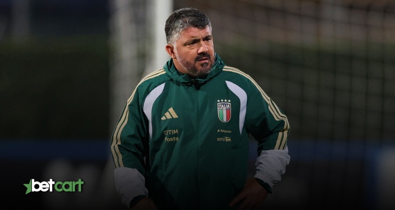 پیشبینی ایتالیا vs نروژ گتوزو و ماموریت غیرممکن 3 | 68879 جنارو گتوزو در تمرینات تیم ملی ایتالیا قبل از دیدار برابر نروژ در مقدماتی جام جهانی ۲۰۲۶