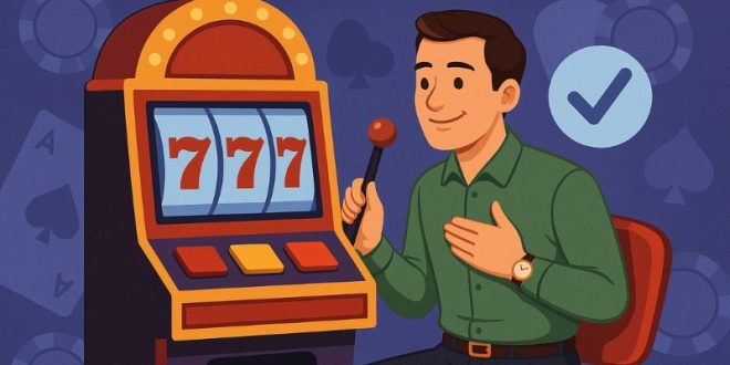 دستگاه اسلات با نماد ۷۷۷