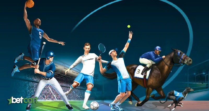 شرط‌بندی مجازی بسکتبال، تنیس، فوتبال، اسب‌سواری و سگ‌دوانی