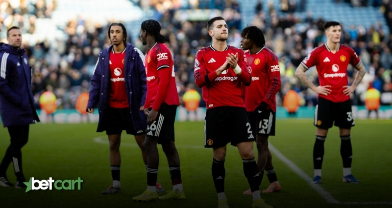 پیشبینی برنلی و منچستریونایتد؛ آغاز عصر پسا-آموریم در ترف مور ۲۰۲۶ 2 | 69359 بازیکنان منچستریونایتد پس از پایان بازی مقابل برنلی