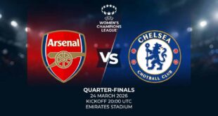 Ù¾ÙˆØ³ØªØ± Ø¨Ø§Ø²ÛŒ آرسنال زنان Ù…Ù‚Ø§Ø¨Ù„ چلسی زنان Ø¯Ø± لیگ قهرمانان زنان یوفا