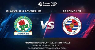 Ù¾ÙˆØ³ØªØ± Ø¨Ø§Ø²ÛŒ بلکبرن راورز U21 Ù…Ù‚Ø§Ø¨Ù„ ریدینگ U21 Ø¯Ø± جام پریمیر لیگ