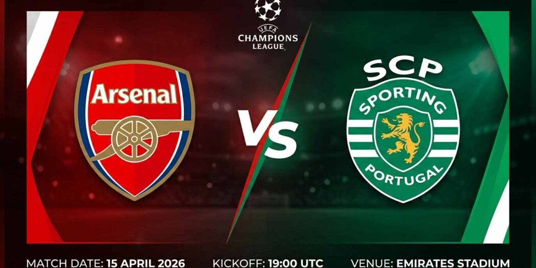 Ù¾ÙˆØ³ØªØ± Ø¨Ø§Ø²ÛŒ آرسنال Ù…Ù‚Ø§Ø¨Ù„ اسپورتینگ سی‌پی Ø¯Ø± لیگ قهرمانان اروپا