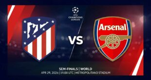 Ù¾ÙˆØ³ØªØ± Ø¨Ø§Ø²ÛŒ اتلتیکو مادرید Ù…Ù‚Ø§Ø¨Ù„ آرسنال Ø¯Ø± لیگ قهرمانان اروپا