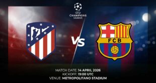 Ù¾ÙˆØ³ØªØ± Ø¨Ø§Ø²ÛŒ اتلتیکو مادرید Ù…Ù‚Ø§Ø¨Ù„ بارسلونا Ø¯Ø± لیگ قهرمانان اروپا