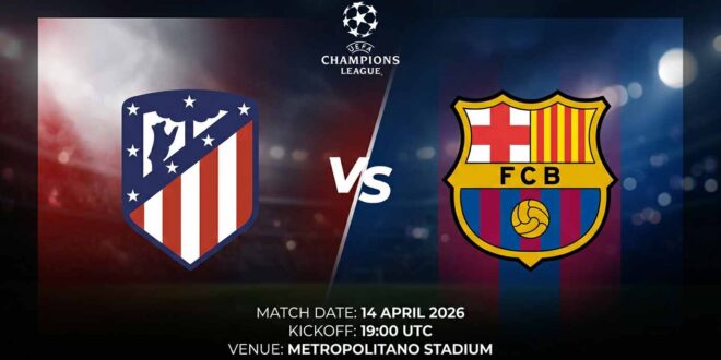 Ù¾ÙˆØ³ØªØ± Ø¨Ø§Ø²ÛŒ اتلتیکو مادرید Ù…Ù‚Ø§Ø¨Ù„ بارسلونا Ø¯Ø± لیگ قهرمانان اروپا
