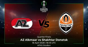 Ù¾ÙˆØ³ØªØ± Ø¨Ø§Ø²ÛŒ آز آلکمار Ù…Ù‚Ø§Ø¨Ù„ شاختار دونتسک Ø¯Ø± لیگ کنفرانس اروپا