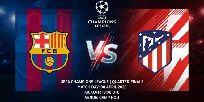 Ù¾ÙˆØ³ØªØ± Ø¨Ø§Ø²ÛŒ بارسلونا Ù…Ù‚Ø§Ø¨Ù„ اتلتیکو مادرید Ø¯Ø± لیگ قهرمانان اروپا