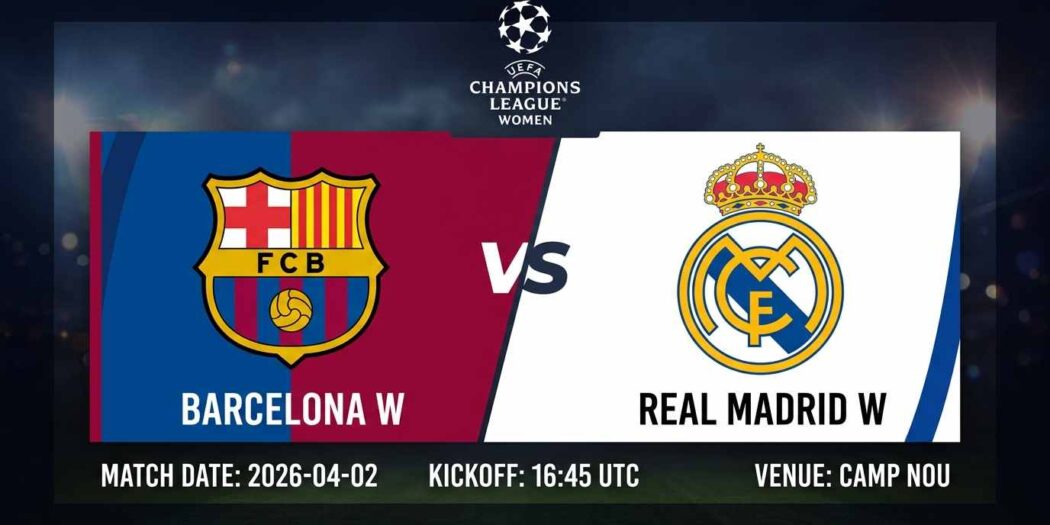 Ù¾ÙˆØ³ØªØ± Ø¨Ø§Ø²ÛŒ بارسلونا زنان Ù…Ù‚Ø§Ø¨Ù„ رئال مادرید زنان Ø¯Ø± لیگ قهرمانان زنان یوفا