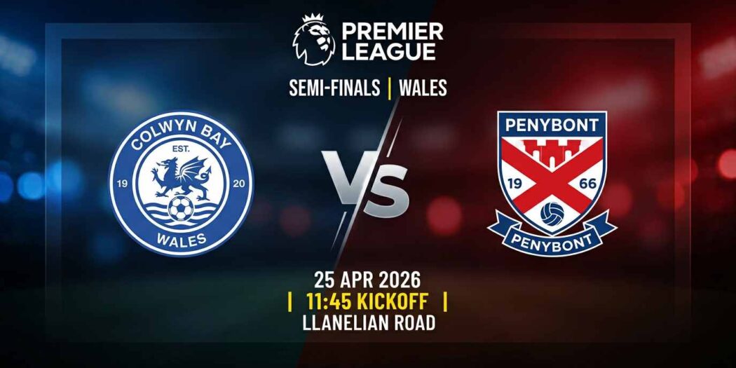 Ù¾ÙˆØ³ØªØ± Ø¨Ø§Ø²ÛŒ کولوین بی Ù…Ù‚Ø§Ø¨Ù„ پنی‌بونت Ø¯Ø± لیگ برتر ولز