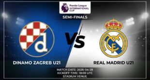 Ù¾ÙˆØ³ØªØ± Ø¨Ø§Ø²ÛŒ دینامو زاگرب U21 Ù…Ù‚Ø§Ø¨Ù„ رئال مادرید U21 Ø¯Ø± جام بین‌المللی پریمیر لیگ