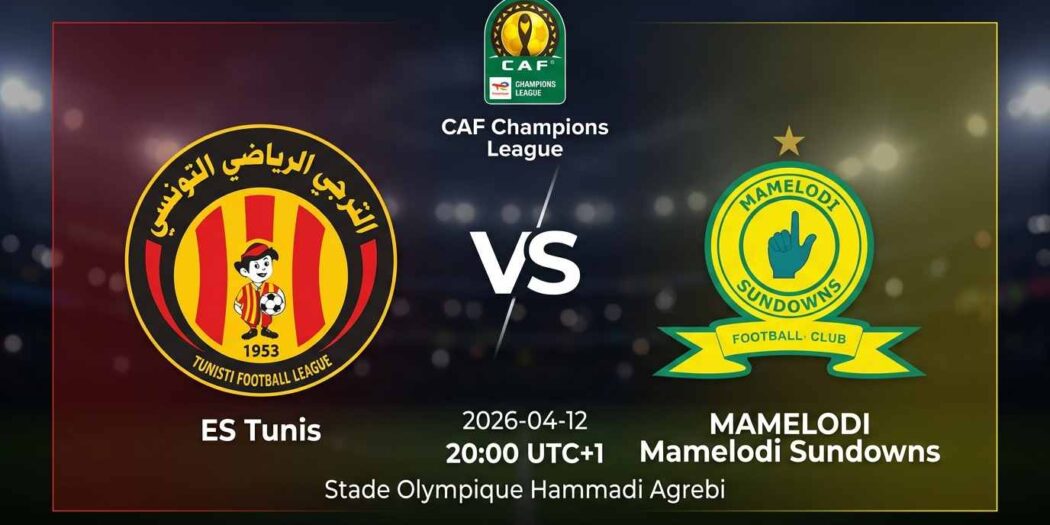 Ù¾ÙˆØ³ØªØ± Ø¨Ø§Ø²ÛŒ ای‌اس تونس Ù…Ù‚Ø§Ø¨Ù„ ماملودی ساندونز Ø¯Ø± لیگ قهرمانان آفریقا