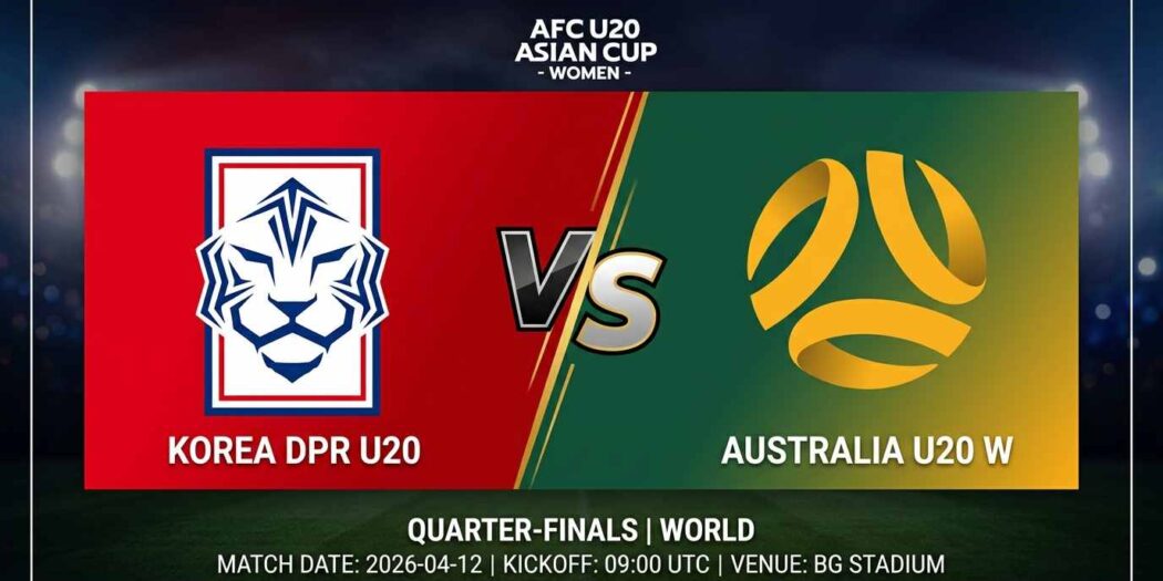 Ù¾ÙˆØ³ØªØ± Ø¨Ø§Ø²ÛŒ کره شمالی زیر ۲۰ سال زنان Ù…Ù‚Ø§Ø¨Ù„ استرالیا زیر ۲۰ سال زنان Ø¯Ø± جام ملت‌های زیر ۲۰ سال آسیا زنان