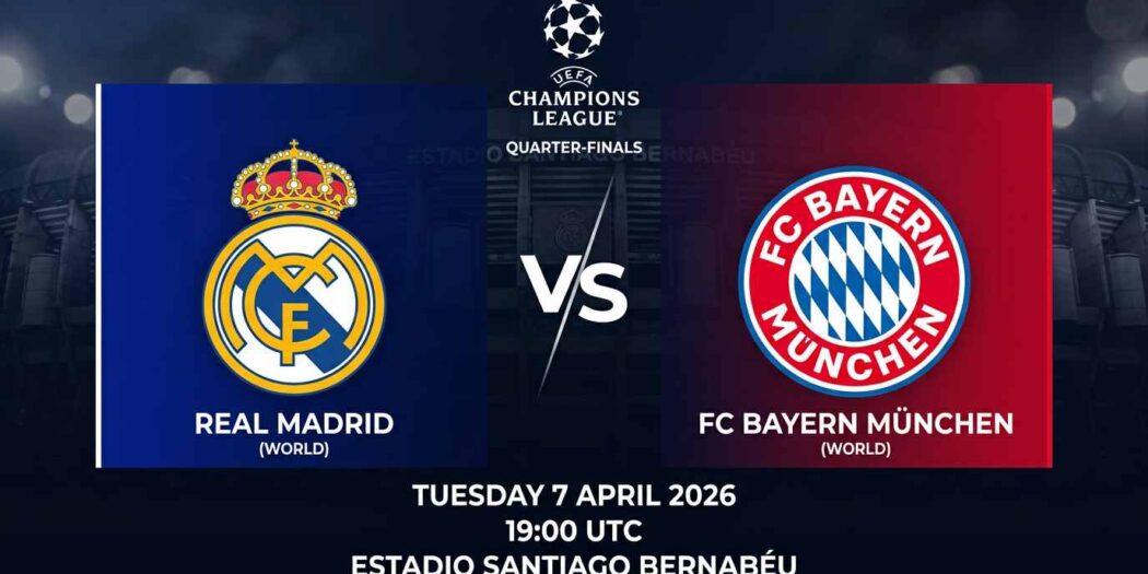 Ù¾ÙˆØ³ØªØ± Ø¨Ø§Ø²ÛŒ رئال مادرید Ù…Ù‚Ø§Ø¨Ù„ بایرن مونیخ Ø¯Ø± لیگ قهرمانان اروپا