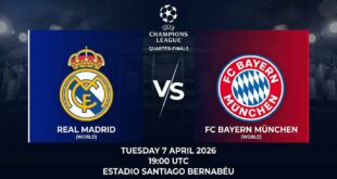 Ù¾ÙˆØ³ØªØ± Ø¨Ø§Ø²ÛŒ رئال مادرید Ù…Ù‚Ø§Ø¨Ù„ بایرن مونیخ Ø¯Ø± لیگ قهرمانان اروپا