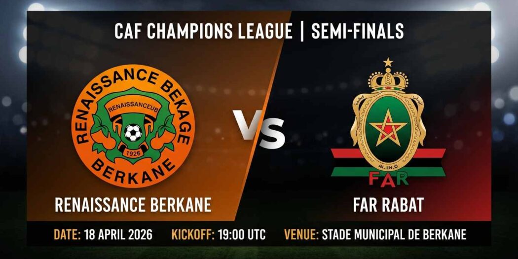 Ù¾ÙˆØ³ØªØ± Ø¨Ø§Ø²ÛŒ رنسانس برکان Ù…Ù‚Ø§Ø¨Ù„ فار رباط Ø¯Ø± لیگ قهرمانان آفریقا