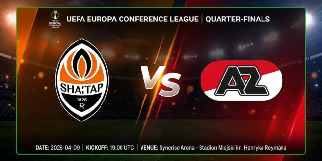 Ù¾ÙˆØ³ØªØ± Ø¨Ø§Ø²ÛŒ شاختار دونتسک Ù…Ù‚Ø§Ø¨Ù„ ای‌زد آلکمار Ø¯Ø± لیگ کنفرانس اروپا