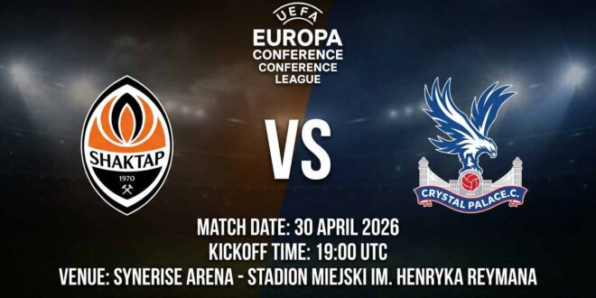 Ù¾ÙˆØ³ØªØ± Ø¨Ø§Ø²ÛŒ شاختار دونتسک Ù…Ù‚Ø§Ø¨Ù„ کریستال پالاس Ø¯Ø± لیگ کنفرانس اروپا
