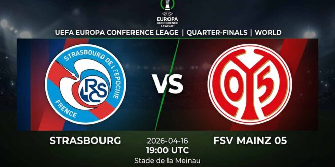 Ù¾ÙˆØ³ØªØ± Ø¨Ø§Ø²ÛŒ استراسبورگ Ù…Ù‚Ø§Ø¨Ù„ ماینتس Ø¯Ø± لیگ کنفرانس اروپا
