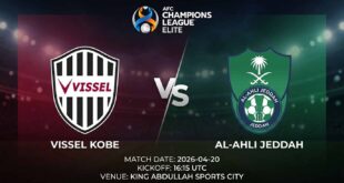 Ù¾ÙˆØ³ØªØ± Ø¨Ø§Ø²ÛŒ ویسل کوبه Ù…Ù‚Ø§Ø¨Ù„ الاهلی جده Ø¯Ø± لیگ قهرمانان آسیا الیت