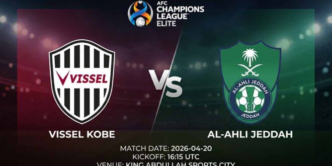 Ù¾ÙˆØ³ØªØ± Ø¨Ø§Ø²ÛŒ ویسل کوبه Ù…Ù‚Ø§Ø¨Ù„ الاهلی جده Ø¯Ø± لیگ قهرمانان آسیا الیت