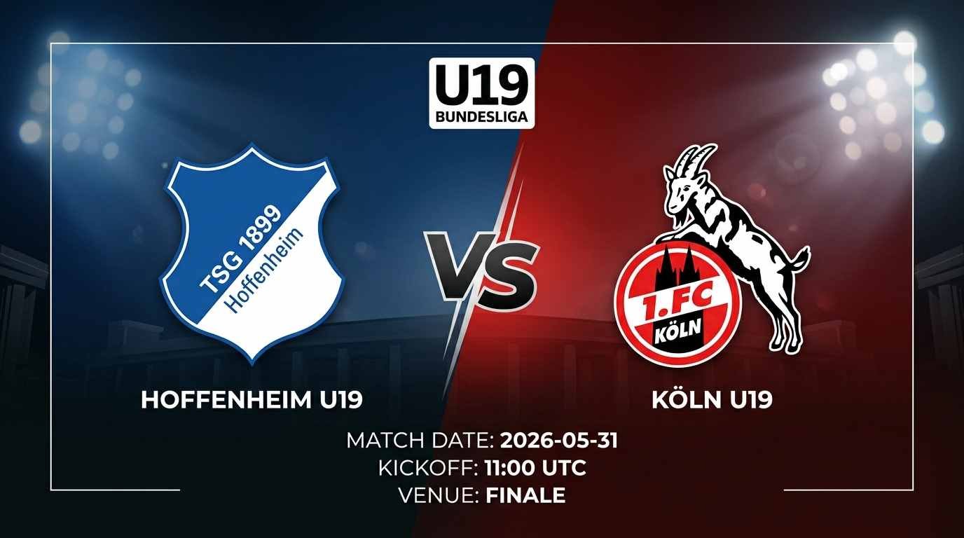 Ù¾ÙˆØ³ØªØ± Ø¨Ø§Ø²ÛŒ هوفنهایم U19 Ù…Ù‚Ø§Ø¨Ù„ کلن U19 Ø¯Ø± بوندسلیگا زیر ۱۹ سال