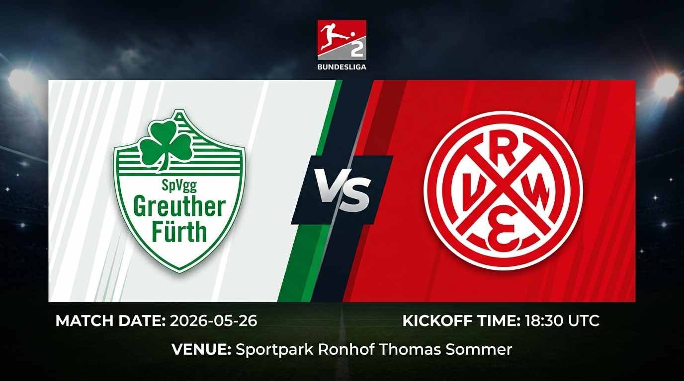 پیشبینی و تحلیل SpVgg Greuther Fürth - روت-و سسن | 2. بوندسلیگا 1 | پیشبینی SpVgg Greuther Fürth مقابل روت-و سسن 69884 پوستر بازی SpVgg Greuther Fürth مقابل روت-و سسن در 2. بوندسلیگا